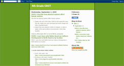 Desktop Screenshot of 4thgradecrct.blogspot.com