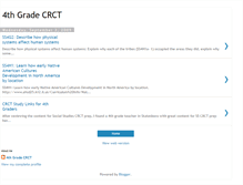 Tablet Screenshot of 4thgradecrct.blogspot.com