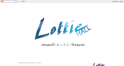 Desktop Screenshot of lottiehall.blogspot.com