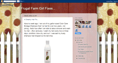 Desktop Screenshot of frugalfarmgirlfixes.blogspot.com