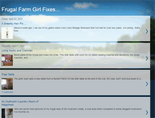 Tablet Screenshot of frugalfarmgirlfixes.blogspot.com