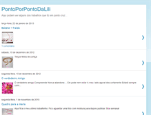Tablet Screenshot of pontoporpontodalili.blogspot.com
