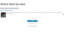 Tablet Screenshot of freeperfectworldzenhack.blogspot.com
