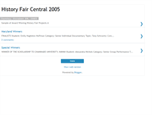 Tablet Screenshot of historyfaircentral-winners.blogspot.com