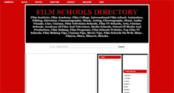 Desktop Screenshot of filmschoolsonline.blogspot.com