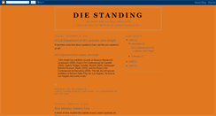 Desktop Screenshot of diestanding.blogspot.com
