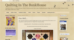Desktop Screenshot of bunkhousequilts.blogspot.com