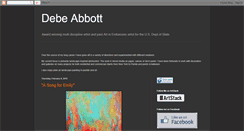 Desktop Screenshot of debeabbottsartblog.blogspot.com