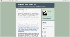 Desktop Screenshot of anak2abiummi.blogspot.com
