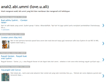 Tablet Screenshot of anak2abiummi.blogspot.com