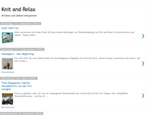 Tablet Screenshot of knit-and-relax.blogspot.com