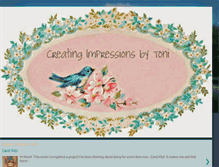 Tablet Screenshot of impressionsbytoni.blogspot.com