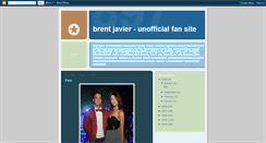 Desktop Screenshot of brentjavierfans.blogspot.com