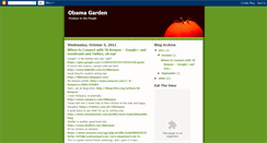 Desktop Screenshot of obamagarden.blogspot.com