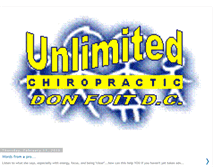 Tablet Screenshot of buffalochiropractor.blogspot.com