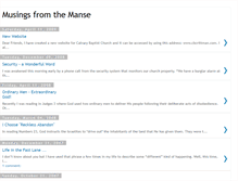 Tablet Screenshot of musingsfromthemanse.blogspot.com
