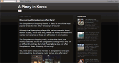 Desktop Screenshot of apinoyinkorea.blogspot.com