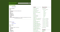 Desktop Screenshot of pharmacologymnemonics.blogspot.com