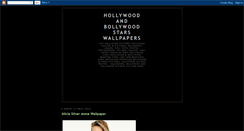 Desktop Screenshot of hollywood-bollywood-wallpapers.blogspot.com