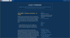 Desktop Screenshot of leanforward.blogspot.com