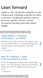 Mobile Screenshot of leanforward.blogspot.com