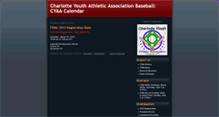 Desktop Screenshot of cyaa-baseball-calendar.blogspot.com