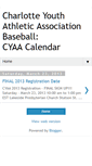 Mobile Screenshot of cyaa-baseball-calendar.blogspot.com