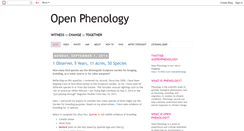 Desktop Screenshot of openphenology.blogspot.com