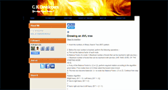 Desktop Screenshot of ckdeveloperz.blogspot.com