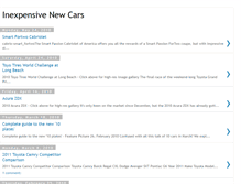 Tablet Screenshot of inexpensive-newcars.blogspot.com