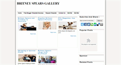 Desktop Screenshot of britneyspears-club.blogspot.com