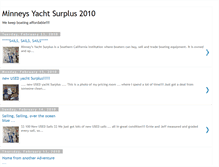 Tablet Screenshot of minneysyachtsurplus2009.blogspot.com