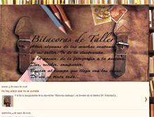 Tablet Screenshot of bitacorasdetaller.blogspot.com