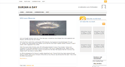 Desktop Screenshot of durianaday.blogspot.com