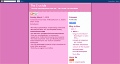 Desktop Screenshot of crucibleanalysis.blogspot.com