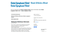 Desktop Screenshot of datai-langkawi-hotel.blogspot.com