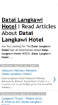 Mobile Screenshot of datai-langkawi-hotel.blogspot.com