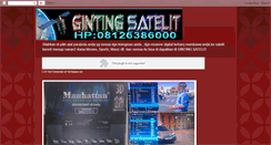Desktop Screenshot of gintingsatelit.blogspot.com