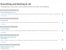 Tablet Screenshot of everything-and-nothing-at-all.blogspot.com