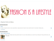 Tablet Screenshot of fashionandmakeuplover.blogspot.com
