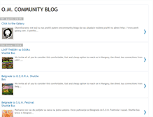 Tablet Screenshot of omcommunitydjs.blogspot.com