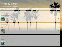Tablet Screenshot of floridabybicyle.blogspot.com