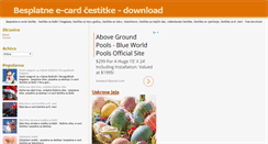 Desktop Screenshot of e-card-cestitke.blogspot.com