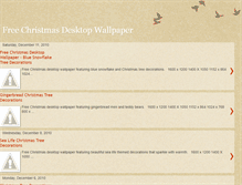 Tablet Screenshot of freechristmaswallpaper.blogspot.com