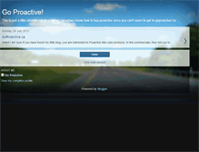 Tablet Screenshot of goproactive.blogspot.com