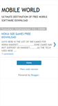 Mobile Screenshot of free-mobilesoftware-zone.blogspot.com