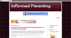 Desktop Screenshot of iinformedparenting.blogspot.com