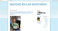 Desktop Screenshot of navidadenlasmontanas.blogspot.com