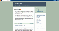 Desktop Screenshot of fightingocd.blogspot.com