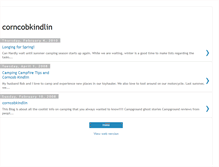 Tablet Screenshot of corncobkindlin.blogspot.com